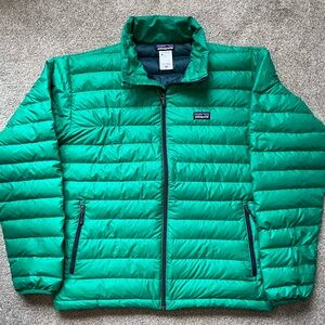 Mens Patagonia Down Sweater Light Puffer Jacket Size Medium EUC